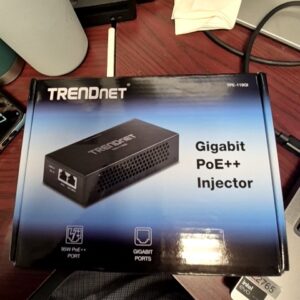 TRENDnet Gigabit PoE++ Injector, Convert A Non-PoE Port to A PoE++ Gigabit Port, PoE (15.4W), PoE+ (30W), Or PoE++ (95W), Up to 100m (328 ft), Integrated Power Supply, Black, TPE-119GI