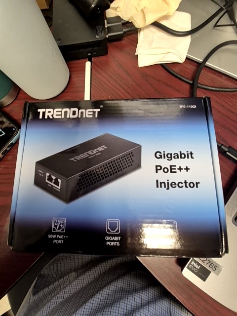 TRENDnet Gigabit PoE++ Injector, Convert A Non-PoE Port to A PoE++ Gigabit Port, PoE (15.4W), PoE+ (30W), Or PoE++ (95W), Up to 100m (328 ft), Integrated Power Supply, Black, TPE-119GI