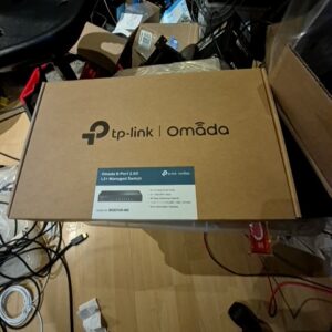 TP-Link Omada SG3210X-M2 8-Port 2.5G L2+ Managed Switch | 8X 2.5G Ports | 2X 10G SFP+ Slots | Centralized Cloud Management | L2/L3/L4 QoS and IGMP snooping