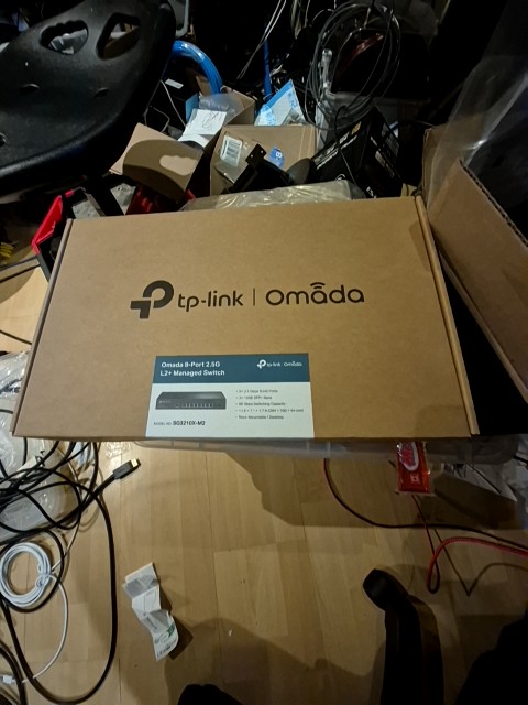 TP-Link Omada SG3210X-M2 8-Port 2.5G L2+ Managed Switch | 8X 2.5G Ports | 2X 10G SFP+ Slots | Centralized Cloud Management | L2/L3/L4 QoS and IGMP snooping